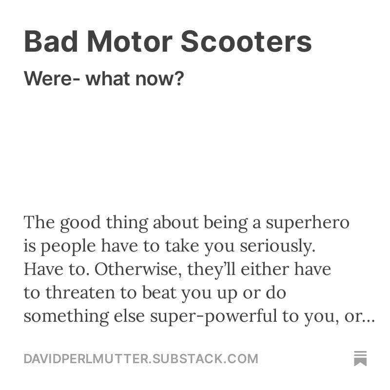 Bad Motor Scooters